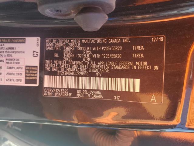 2020 LEXUS RX 350 F S 2T2YZMDA8LC229910