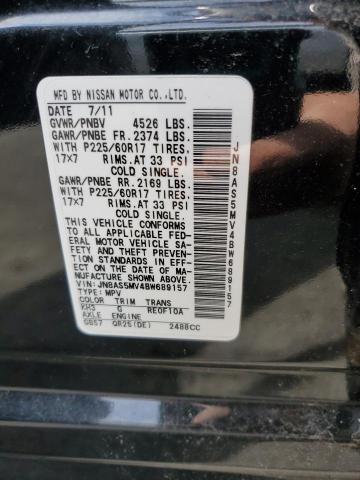 2011 NISSAN ROGUE S - JN8AS5MV4BW689157