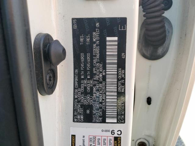 2015 TOYOTA 4RUNNER SR - JTEBU5JR6F5239390