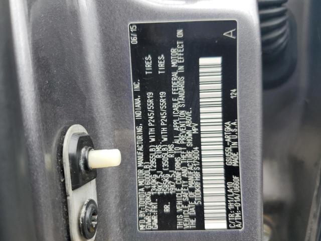2015 TOYOTA HIGHLANDER - 5TDDKRFH8FS179004