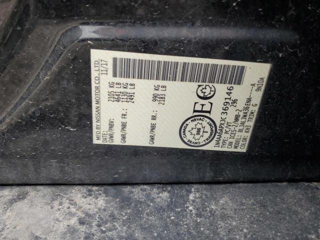 2018 NISSAN MAXIMA 3.5 - 1N4AA6APXJC369146