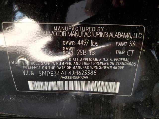 2018 HYUNDAI SONATA SPO - 5NPE34AF4JH623388