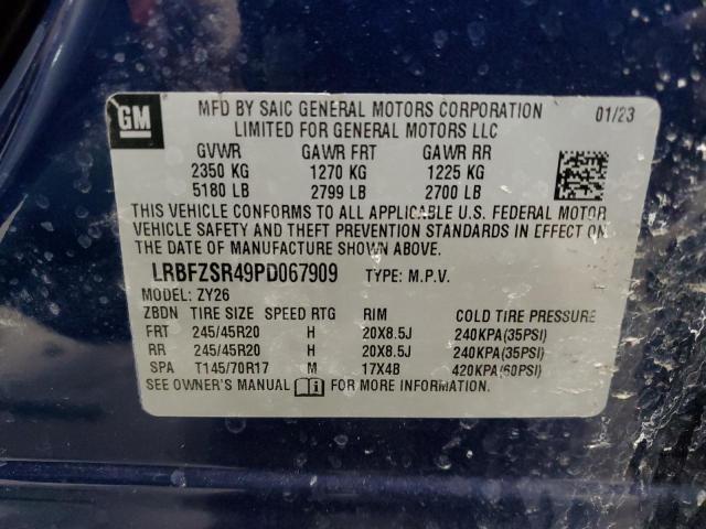 2023 BUICK ENVISION A LRBFZSR49PD067909
