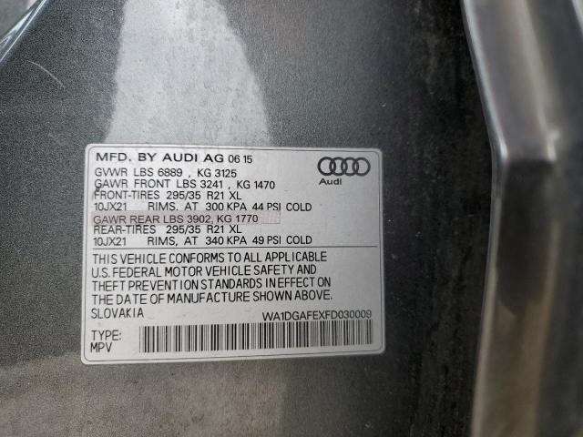 2015 AUDI Q7 PRESTIG - WA1DGAFEXFD030009
