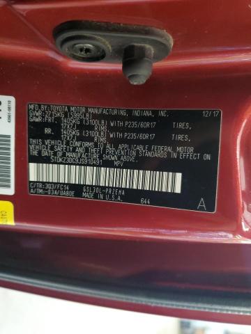2018 TOYOTA SIENNA LE - 5TDKZ3DC9JS910491
