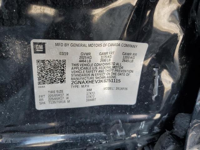2019 CHEVROLET EQUINOX LS - 2GNAXHEV3K6251115