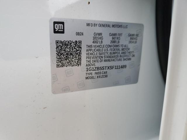 2025 CHEVROLET MALIBU LS 1G1ZB5STXSF111489