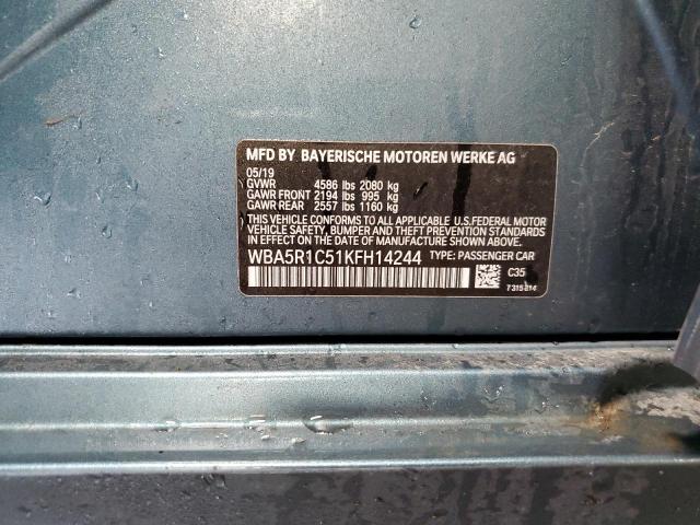 2019 BMW 330I - WBA5R1C51KFH14244
