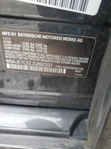 2018 BMW 540 XI - WBAJE7C52JG892201