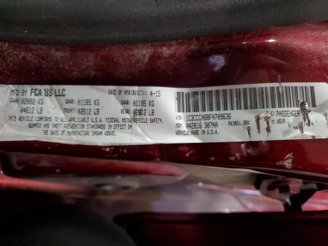 2015 CHRYSLER 200 LIMITE - 1C3CCCAB8FN709636