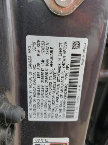 2019 HONDA CR-V LX - 2HKRW6H38KH216465