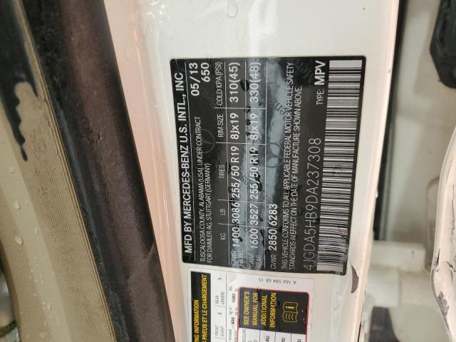 2013 MERCEDES-BENZ ML 350 4MA - 4JGDA5HB9DA237308