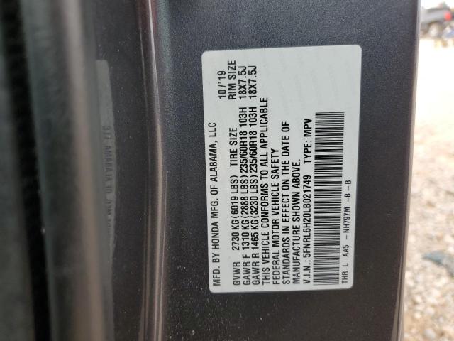 2020 HONDA ODYSSEY LX 5FNRL6H20LB021749