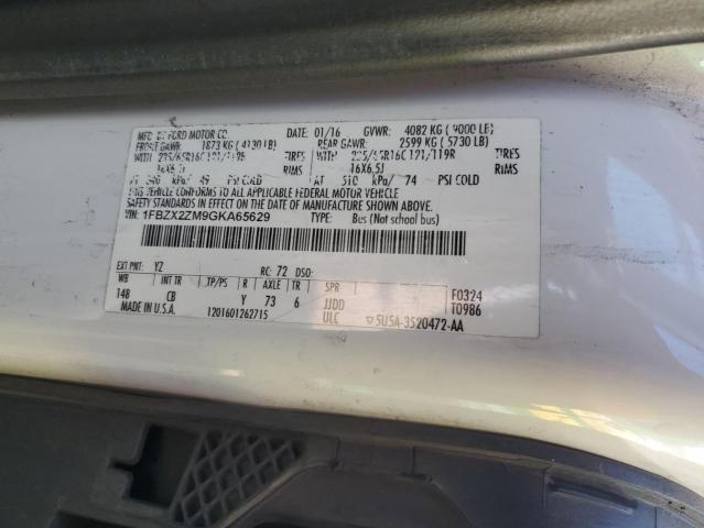 2016 FORD TRANSIT T- - 1FBZX2ZM9GKA65629