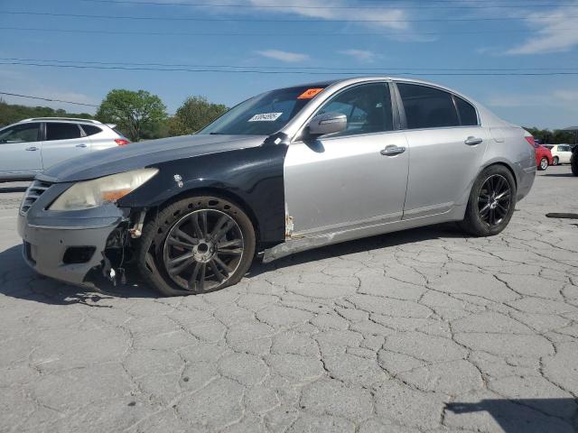 HYUNDAI GENESIS 4. 2010 gray sedan 4d gas KMHGC4DF2AU070875 photo #1