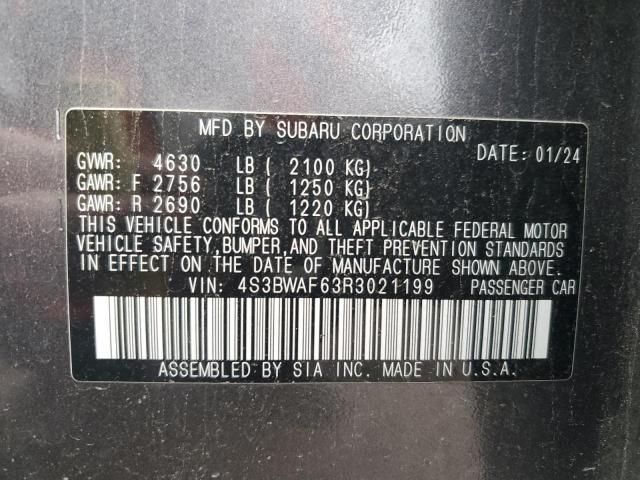 2024 SUBARU LEGACY PRE - 4S3BWAF63R3021199