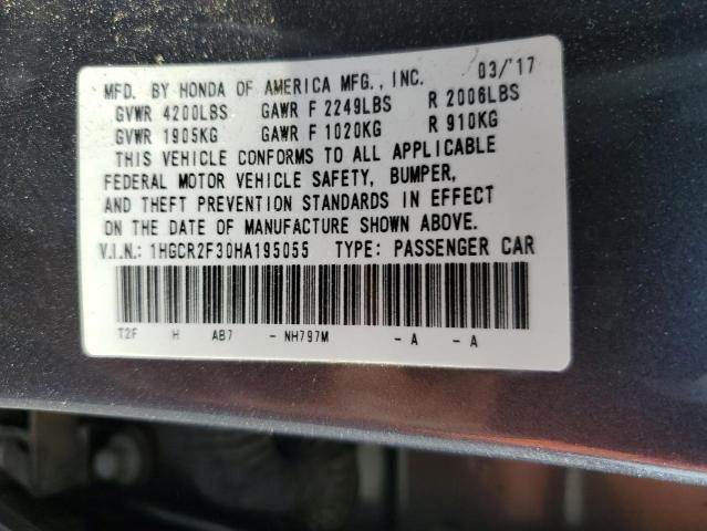 2017 HONDA ACCORD LX - 1HGCR2F30HA195055