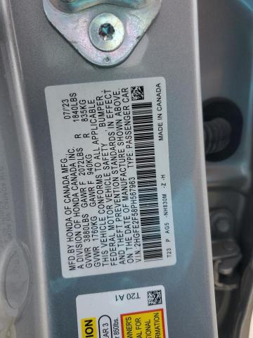 2023 HONDA CIVIC SPOR - 2HGFE2F58PH567963
