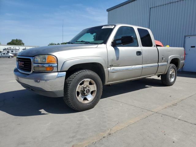 GMC NEW SIERRA 2000 silver 3dr ext gas 1GTGK29U1YE282223 photo #1
