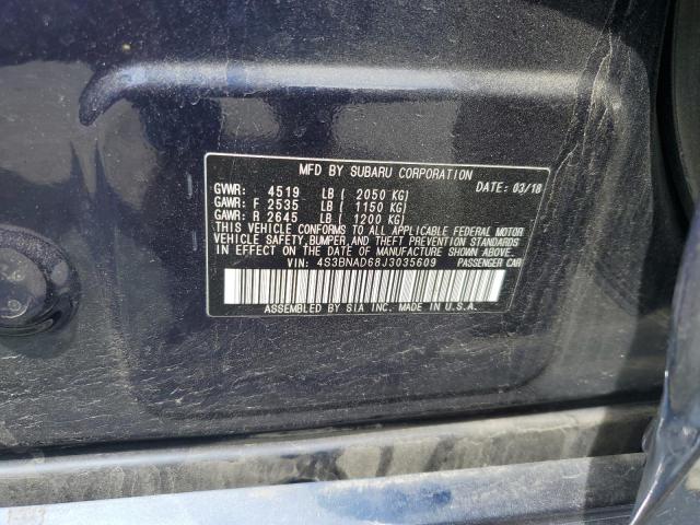 2018 SUBARU LEGACY 4S3BNAD68J3035609
