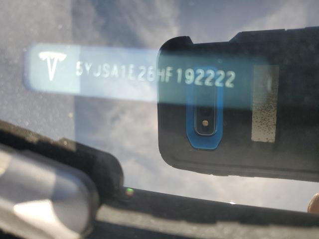 2017 TESLA MODEL S 5YJSA1E26HF192222