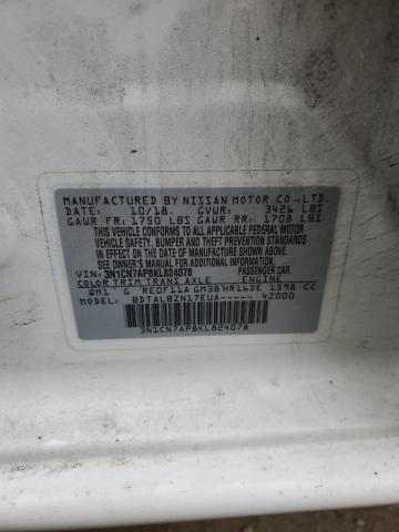 2019 NISSAN VERSA S - 3N1CN7AP8KL824078