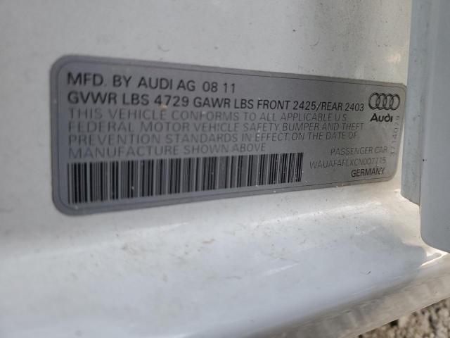 wauafaflxcn007715 - 2012 Audi a4 premium - #51762735