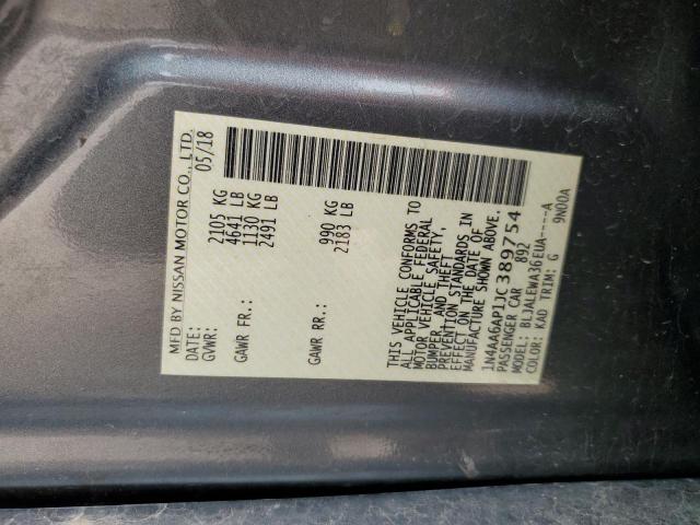 2018 NISSAN MAXIMA 3.5 - 1N4AA6AP1JC389754