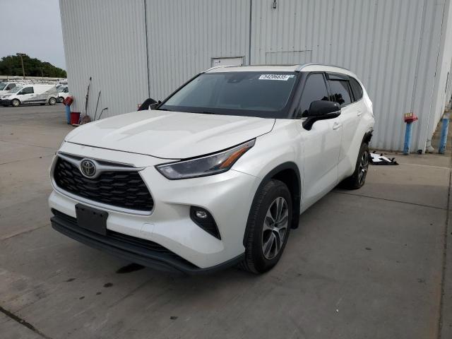 Vin: 5tdhzrbh5ms127927, lot: 54206835, toyota highlander xle 2021 img_1