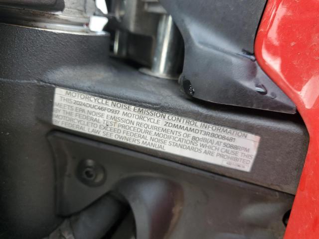 2024 DUCATI MONSTER ZDMMAMDT3RB008481