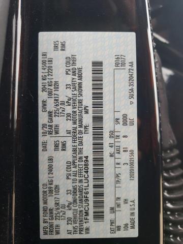 2020 FORD ESCAPE S - 1FMCU9F61LUC40894