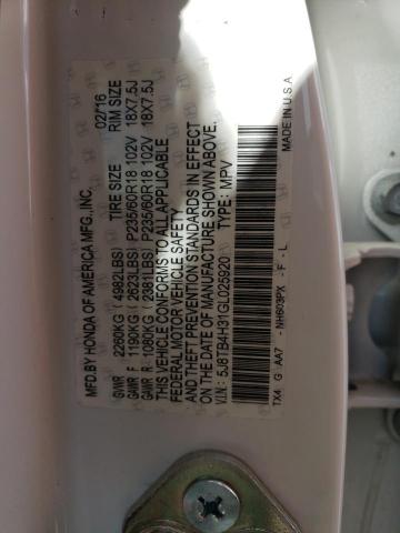 2016 ACURA RDX - 5J8TB4H31GL025920