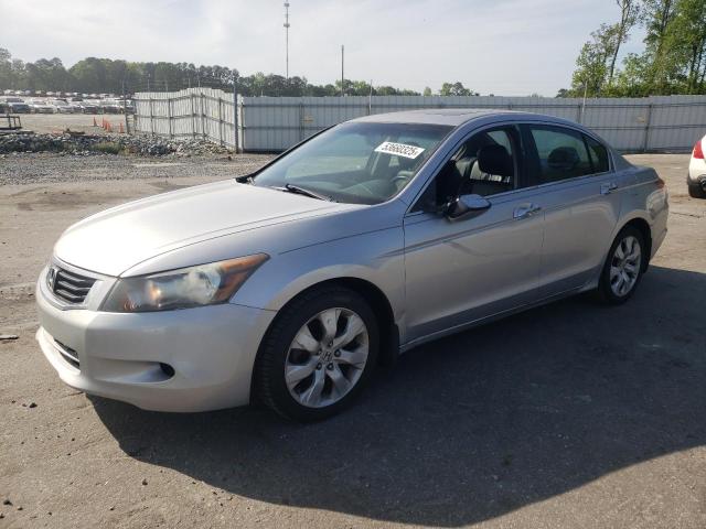 HONDA ACCORD EXL 2010 silver  gas 1HGCP3F87AA022582 photo #1