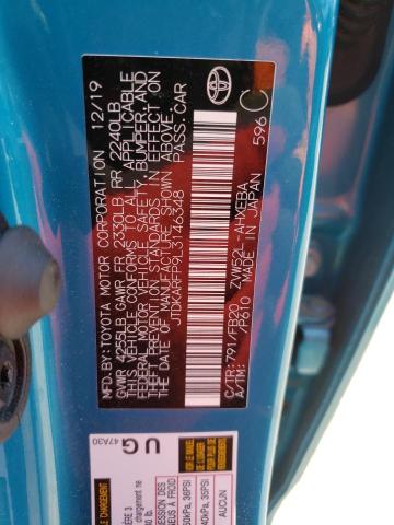 2020 TOYOTA PRIUS PRIM - JTDKARFP9L3146348