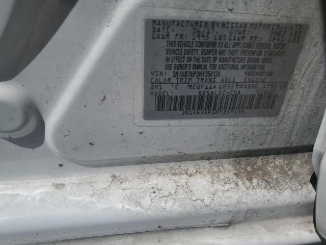 2017 NISSAN SENTRA S 3N1AB7AP3HY354134