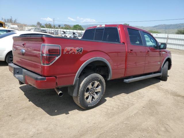FORD F150 SUPER 2013 red  gas 1FTFW1ET9DKG52949 photo #4