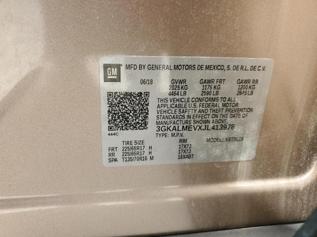 2018 GMC TERRAIN SL - 3GKALMEVXJL413978
