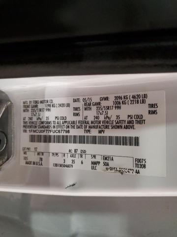 2015 FORD ESCAPE S - 1FMCU0F77FUC67798