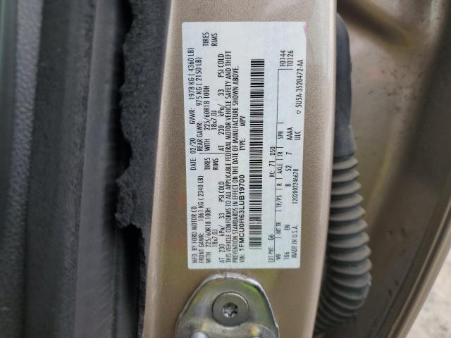 2020 FORD ESCAPE SEL - 1FMCU0H63LUB19700