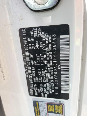 2017 KIA SORENTO LX - 5XYPGDA31HG336448