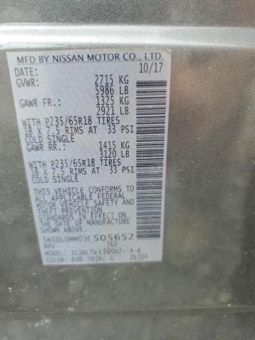 2018 INFINITI QX60 5N1DL0MM0JC505652