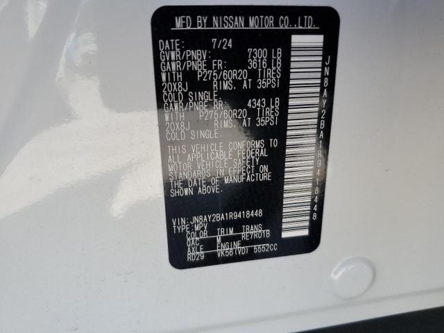2024 NISSAN ARMADA SL JN8AY2BA1R9418448