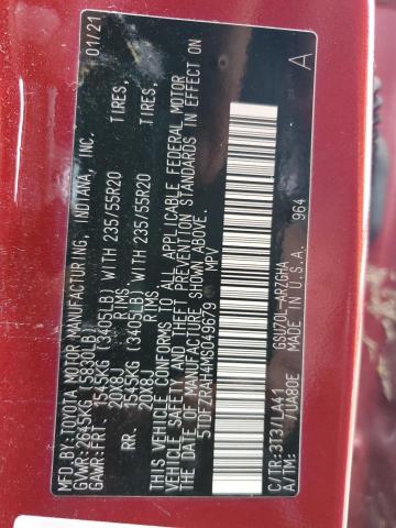 2021 TOYOTA HIGHLANDER - 5TDFZRAH4MS049679