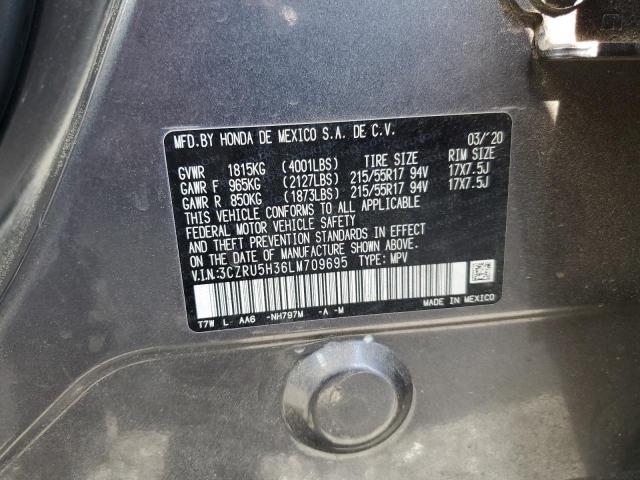 2020 HONDA HR-V LX - 3CZRU5H36LM709695