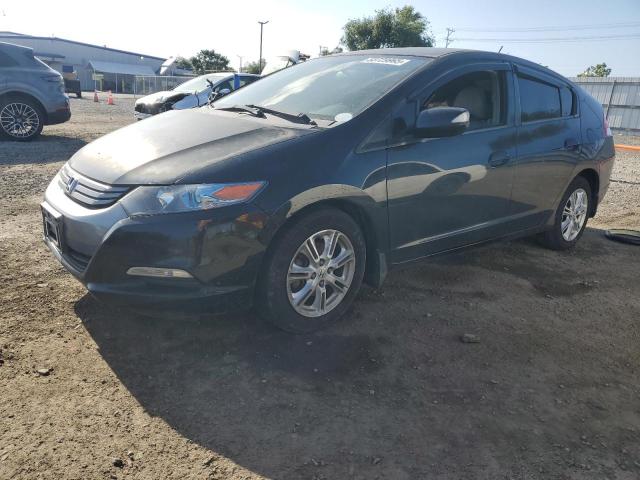 HONDA INSIGHT EX 2010 black hatchbac hybrid engine JHMZE2H76AS015466 photo #1