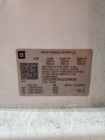 2018 GMC SIERRA K25 - 1GT22SEG0JZ239825