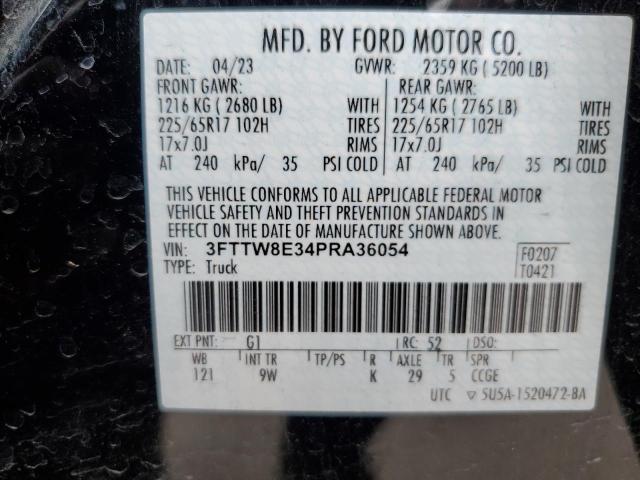 2023 FORD MAVERICK X 3FTTW8E34PRA36054