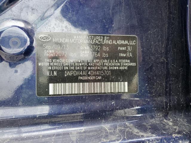 2013 HYUNDAI ELANTRA GL - 5NPDH4AE4DH415701