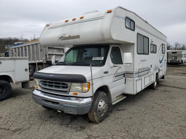 FORD ECONOLINE 1999 white  gas 1FDXE40S0XHA88208 photo #3