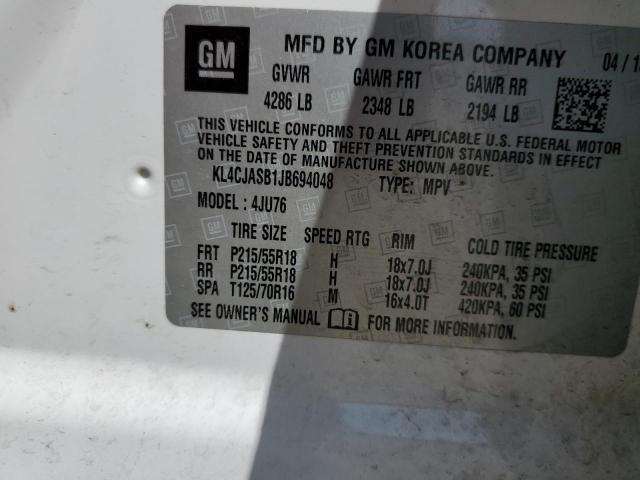 2018 BUICK ENCORE PRE - KL4CJASB1JB694048